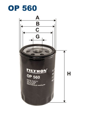 Oil Filter - OP 560 FILTRON