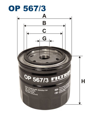 Oil Filter - OP 567/3 FILTRON