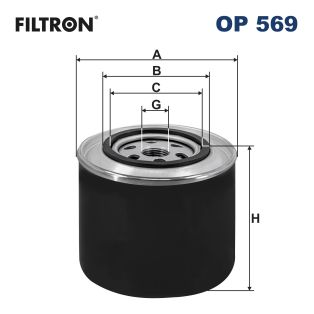 Oil Filter - OP 569 FILTRON