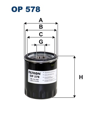 Oil Filter - OP 578 FILTRON