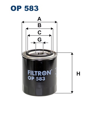 Oil Filter - OP 583 FILTRON