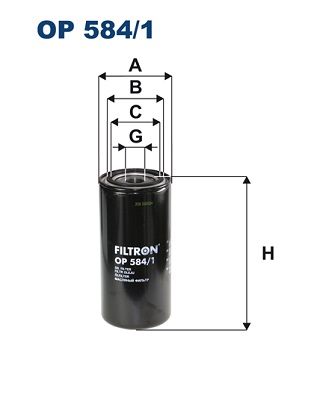 Oil Filter - OP 584/1 FILTRON