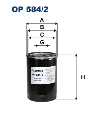 Oil Filter - OP 584/2 FILTRON