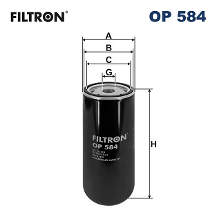 Oil Filter - OP 584 FILTRON