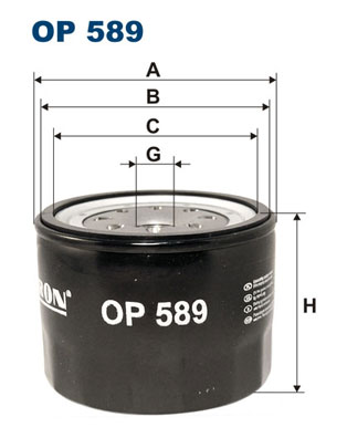 Oil Filter - OP 589 FILTRON