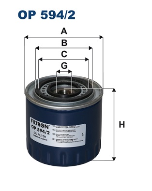 Oil Filter - OP 594/2 FILTRON