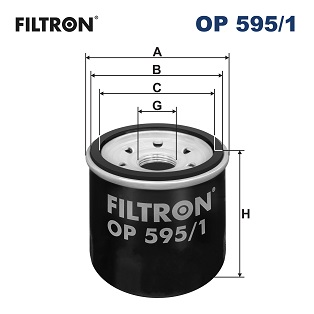 Oil Filter - OP 595/1 FILTRON