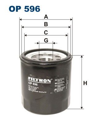 Oil Filter - OP 596 FILTRON
