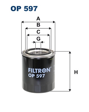 Oil Filter - OP 597 FILTRON