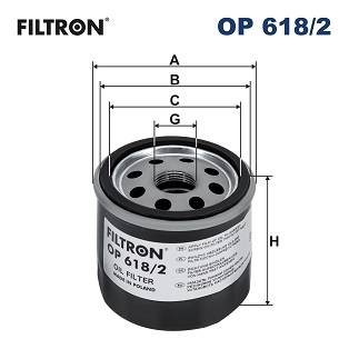 Oil Filter - OP 618/2 FILTRON