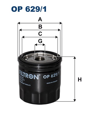 Ölfilter - OP 629/1 FILTRON