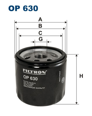 Oil Filter - OP 630 FILTRON