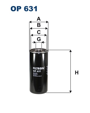 alyvos filtras - OP 631 FILTRON