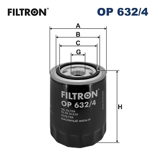 Filtro olio - OP 632/4 FILTRON