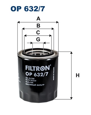 Ölfilter - OP 632/7 FILTRON