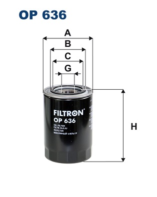 Oil Filter - OP 636 FILTRON
