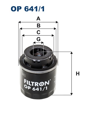 Oil Filter - OP 641/1 FILTRON