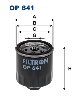 Oil Filter - OP 641 FILTRON