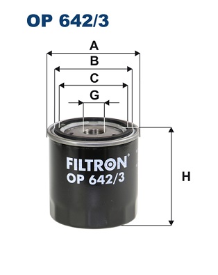 Oil Filter - OP 642/3 FILTRON