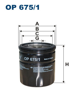 Oil Filter - OP 675/1 FILTRON