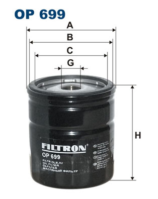 Oil Filter - OP 699 FILTRON