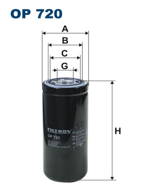 Oil Filter - OP 720 FILTRON