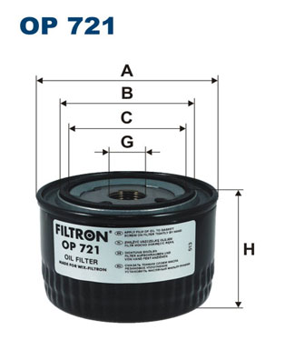 Hydraulic Filter, automatic transmission - OP 721 FILTRON