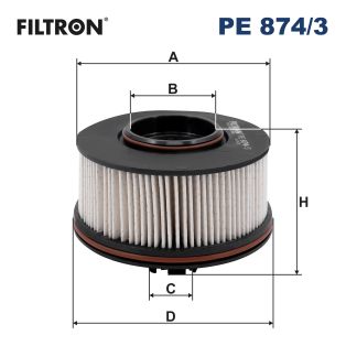 kuro filtras - PE 874/3 FILTRON