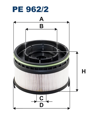 Fuel filter - PE 962/2 FILTRON