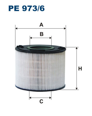 Filtro carburante - PE 973/6 FILTRON