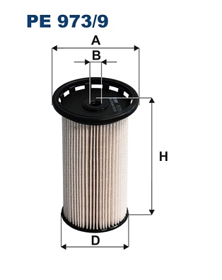 kuro filtras - PE 973/9 FILTRON
