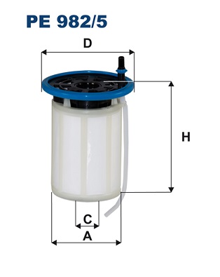 Filtro carburante - PE 982/5 FILTRON
