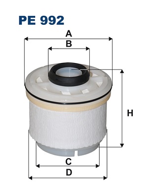 Fuel filter - PE 992 FILTRON