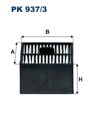 kuro filtras - PK 937/3 FILTRON