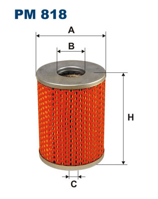 Fuel filter - PM 818 FILTRON