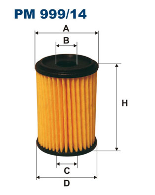 Fuel filter - PM 999/14 FILTRON