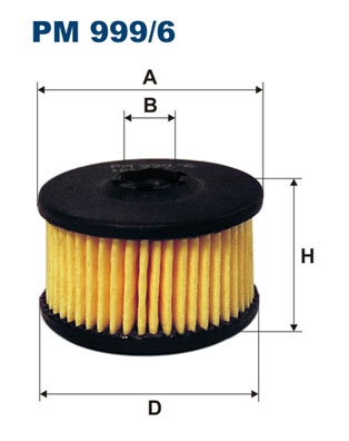 Fuel filter - PM 999/6 FILTRON