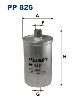 Fuel filter - PP 826 FILTRON