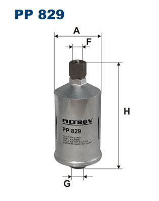 Filtro carburante - PP 829 FILTRON
