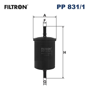 Filtro carburante - PP 831/1 FILTRON