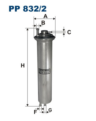Fuel filter - PP 832/2 FILTRON