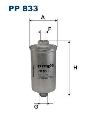 Fuel filter - PP 833 FILTRON