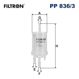 Filtro carburante - PP 836/3 FILTRON