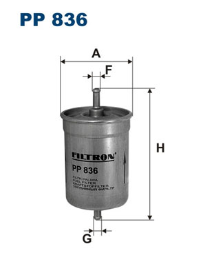 Fuel filter - PP 836 FILTRON