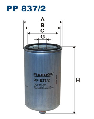 Fuel filter - PP 837/2 FILTRON