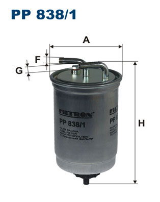 Fuel filter - PP 838/1 FILTRON