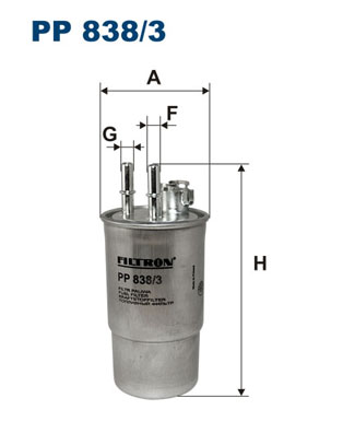 Filtro carburante - PP 838/3 FILTRON