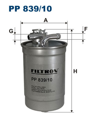 Fuel filter - PP 839/10 FILTRON