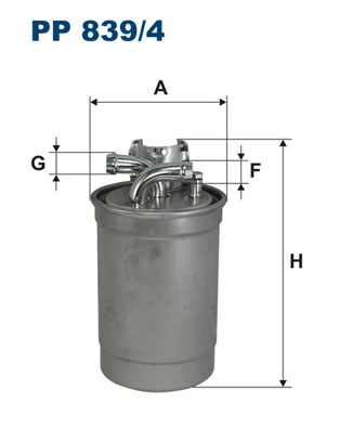 Fuel filter - PP 839/4 FILTRON