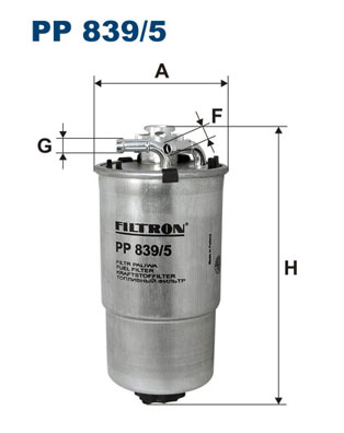 Filtro carburante - PP 839/5 FILTRON